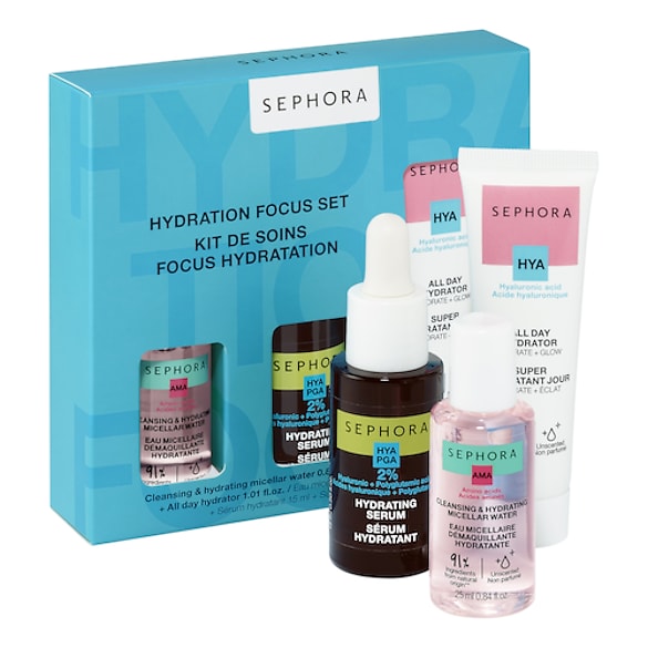 Hydration Focus - Set apa micelara + serum + crema de zi, Sephora Collection